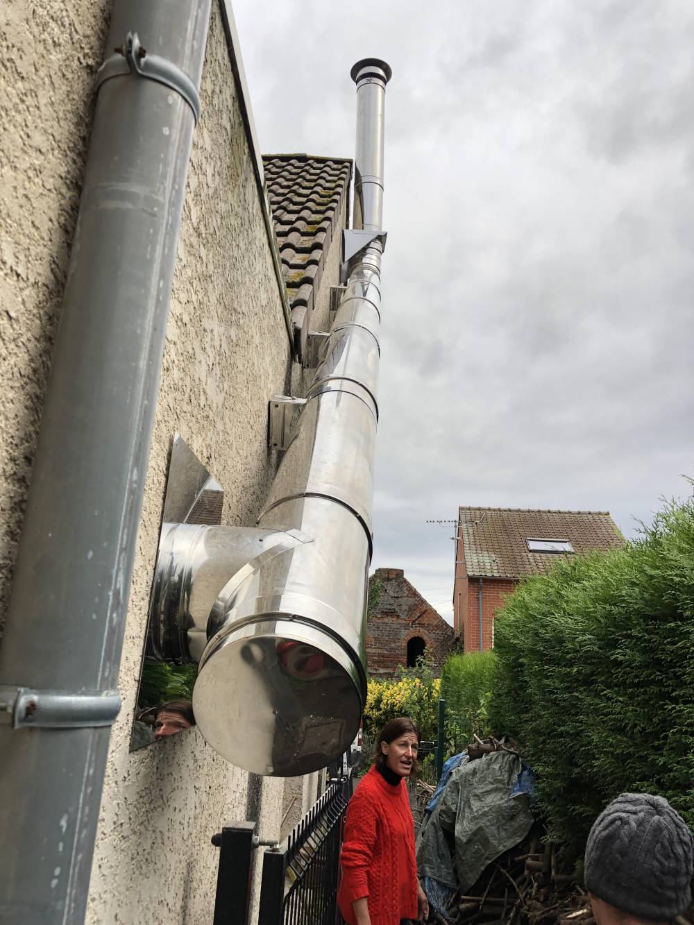 Pose tubage double peau isolé Douai 